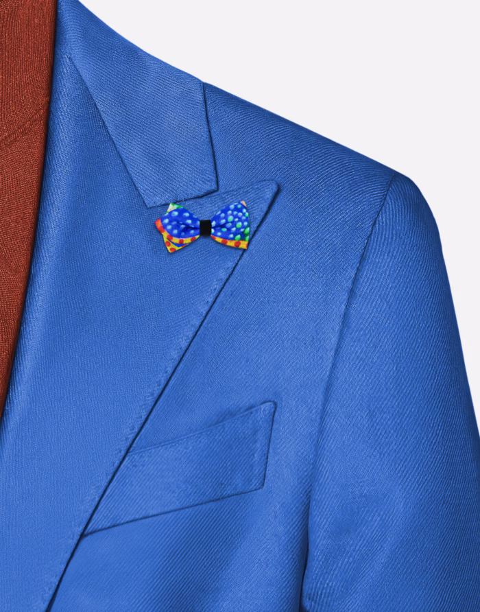 Mini Papillon Drago blu Seta - immagine 3