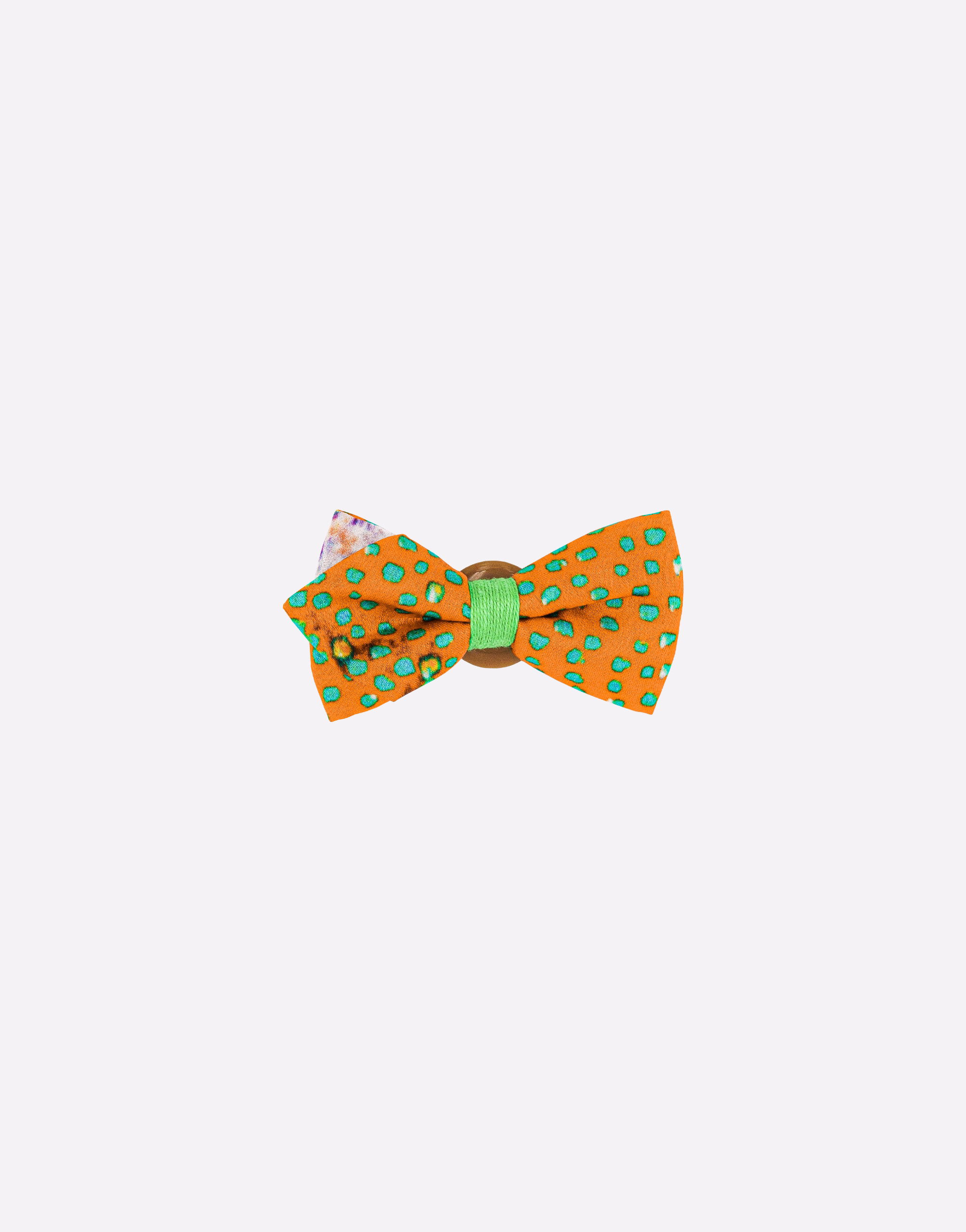 mini-papillon-da-asola-in-seta-arancio-con-pois-verdi-drago-davide-cristofaro-online-store Mini papillon asola seta arancio pois verdi "Drago" - immagine 1