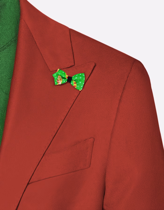 Mini Papillon Asola Drago Verde Seta - immagine 3